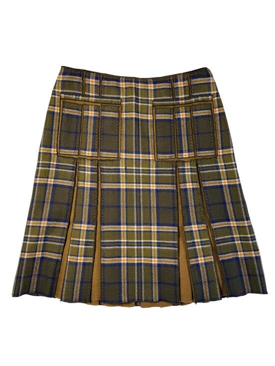 Per Se Dresses & Skirts - Per Se Plaid Pleated Mini Skirt Wool Blend Academia Y2K Size 0